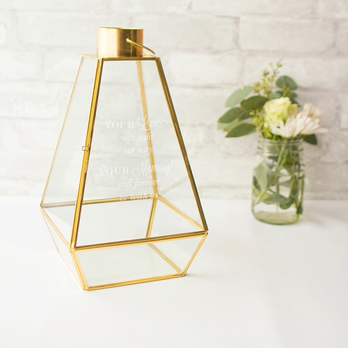 Cathys Concepts ML-1879-ST Gold Memorial Lantern