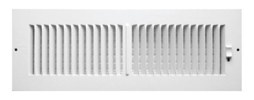 Greystone C102M14X04 2 Way Sidewall Ceiling Register  14 x 4 in.