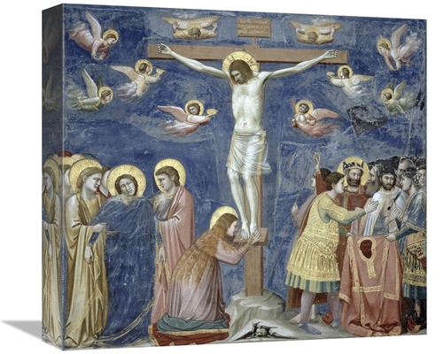 Global Gallery GCS-277700-16-142 16 in. Crucifixion Art Print - Giotto