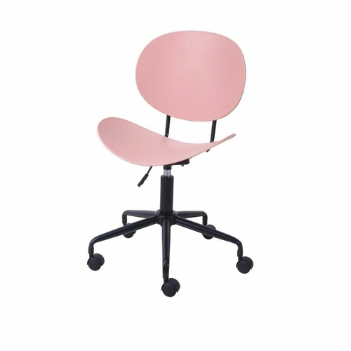 Chair DKD Home Decor Black Pink 51 x 46 x 86 cm