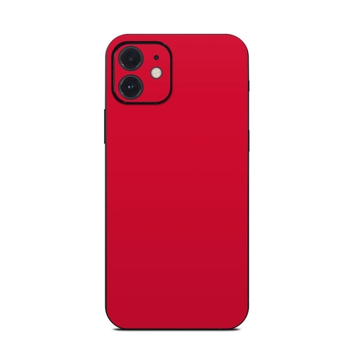 DecalGirl AIP12-SS-RED Apple iPhone 12 Skin - Solid State Red