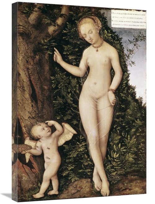 Global Gallery GCS-277149-30-142 30 in. Venus & Cupid with Bee Hive Ar
