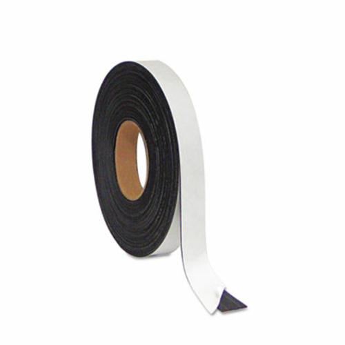 Magnetic Adhesive Tape Roll, Black, 1 in. x 50 Ft.