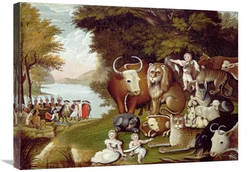 Global Gallery GCS-282202-30-142 30 in. The Peaceable Kingdom - II Art