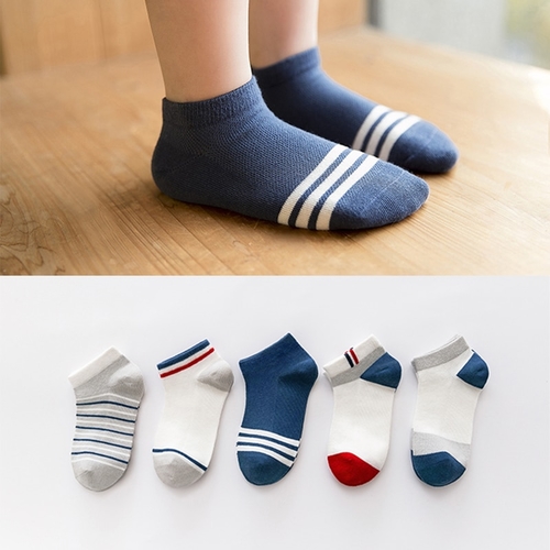 5 Pairs/lot Spring Summer Autumn Boys Girls Kids