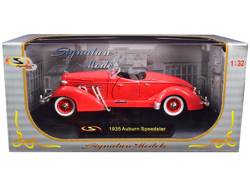 1935 Auburn Speedster Coral Red 1/32 Diecast Model Car by Signature