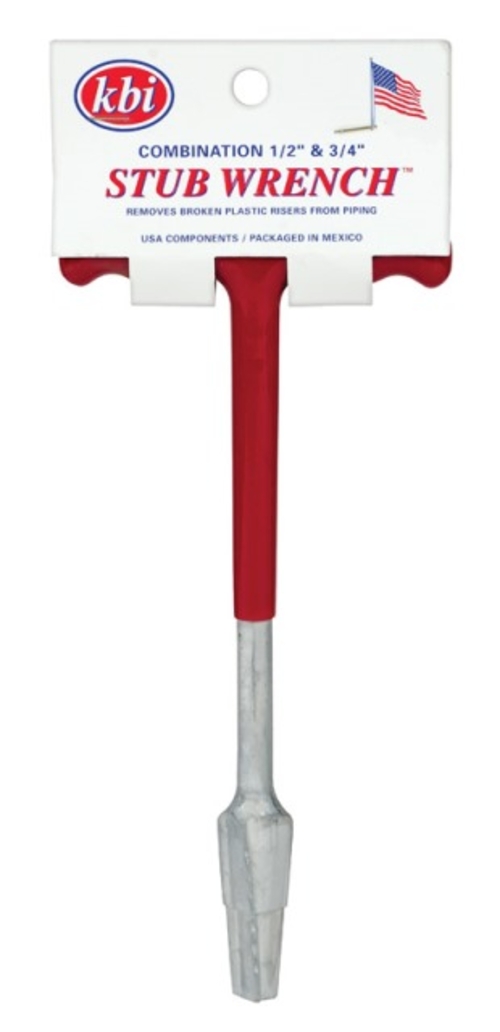 King Brothers SW-0500-C Stub Wrench  Black - 0.5 & 0.75 in.