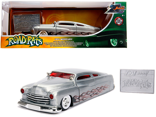 1951 Mercury Raw Metal with Flames \Road Rats\" \"Jada 20th