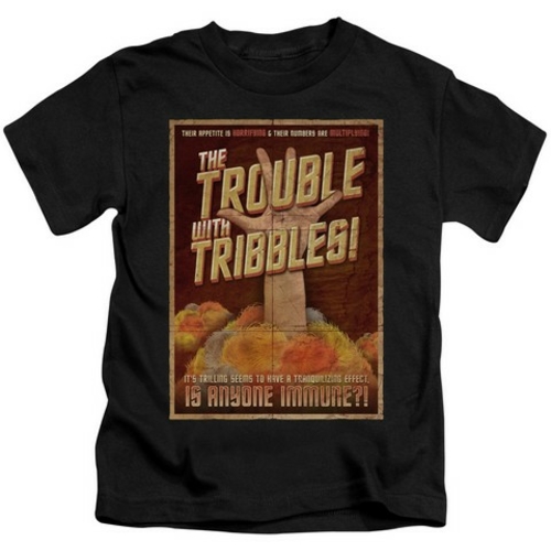 Trevco Star Trek-Tribbles- The Movie - Short Sleeve Juvenile 18-1 Tee 