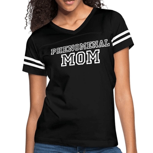 Womens Graphic Vintage Tee - Phenomenal Mom Sport T-shirt