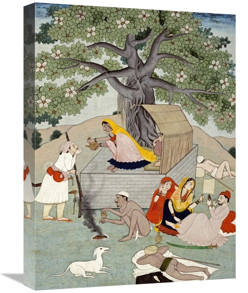 Global Gallery GCS-268178-22-142 22 in. A Miniature from an Album Art 