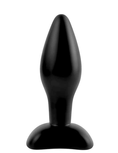 Anal Fantasy Collection Small Silicone Plug - Black