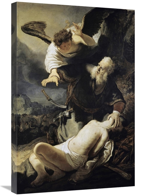 Global Gallery GCS-279598-30-142 30 in. The Sacrifice of Isaac Art Pri