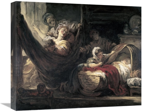 Global Gallery GCS-277586-22-142 22 in. Cradle Art Print - Jean Honore