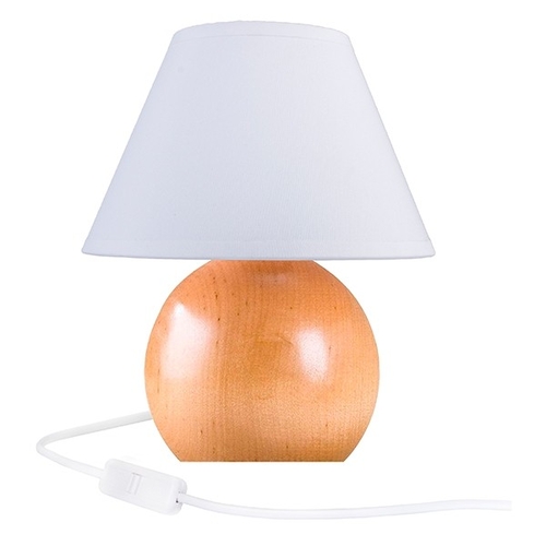 Table lamp Ball natural beech