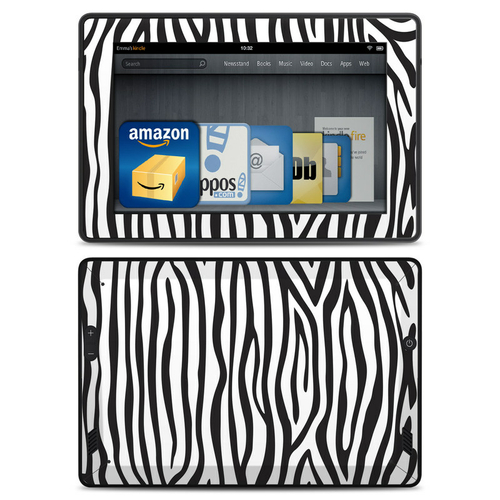 DecalGirl AKHD-ZEBRA Amazon Kindle Fire HD Skin - Zebra Stripes