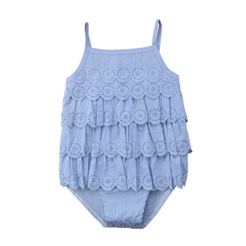 Newborn Infant Baby Girls Sleeveless Bodysuit