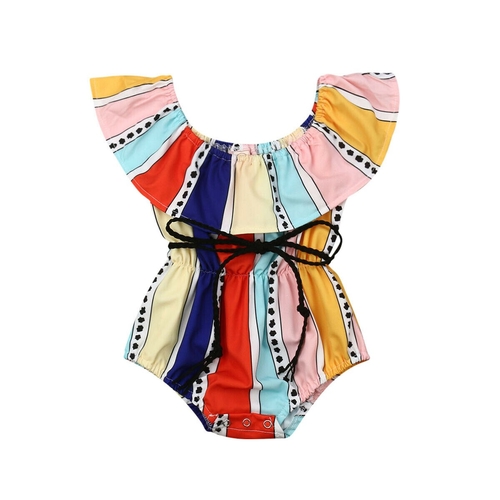 0 24M Infant Toddler Baby Kid Girl Bodysuit