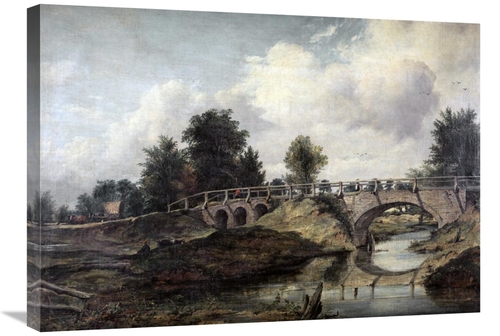 Global Gallery GCS-281492-30-142 30 in. Bridge Over the River Stour Ar