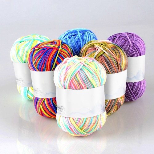 1P/50g DIY Knitting Crochet Sweaters Milk Soft