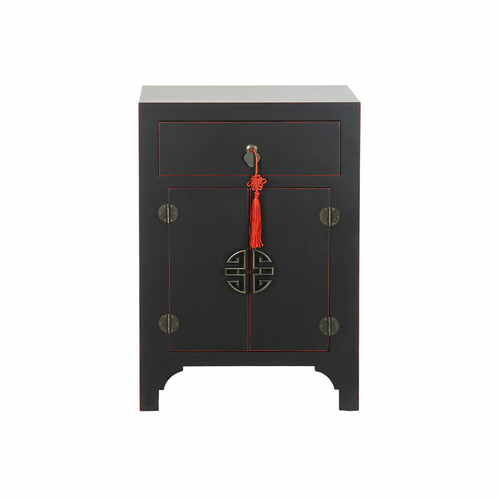 Nightstand DKD Home Decor Fir Blue MDF Wood (45 x 34 x 66 cm)