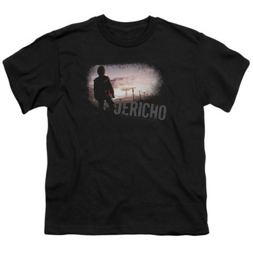 Trevco Jericho-Mushroom Cloud - Short Sleeve Youth 18-1 Tee - Black- S