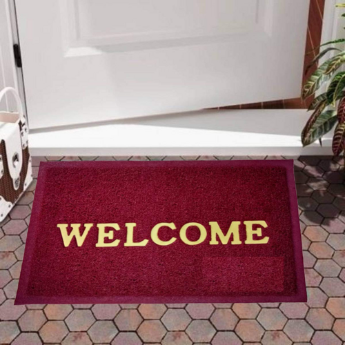 Anti Slip Welcome Door Mats for Home and Bath Room Entrance  (Multi,