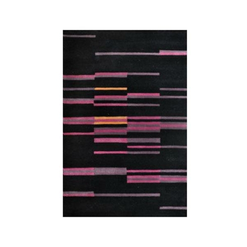 Urban Matrix Black Rug