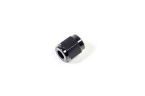 3 AN 0.18 in. Tube Aluminum Tube Nut Fitting, Black Anodize