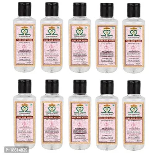 S2M Khadi Herbal Rose water/Toner 210ml - Pack of 10