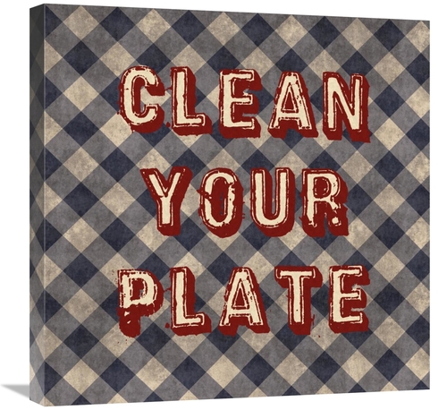 Global Gallery GCS-394023-2424-142 24 x 24 in. Clean Your Plate Art Pr