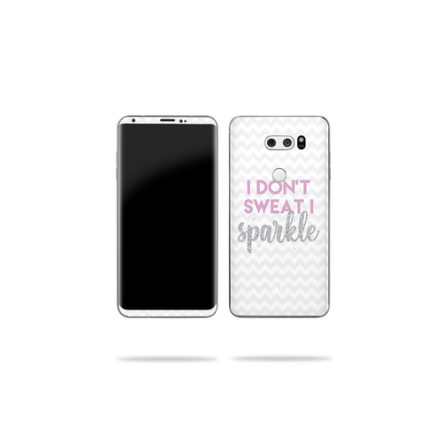 MightySkins LGV30-I Dont Sweat I Sparkle Skin for LG V30 - I Dont Swea