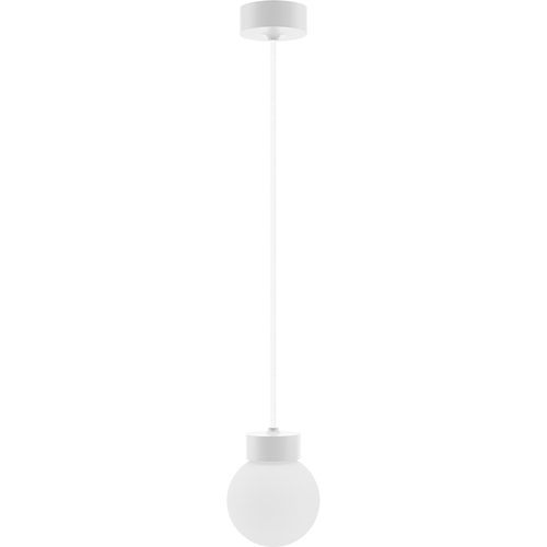 Hanging lamp Barrel-Orb Ball white