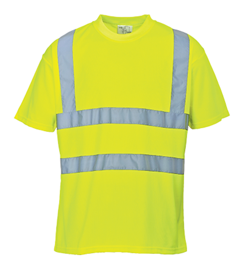 Portwest S478 5XL Hi-Visibility T Shirt, Yellow - Regular