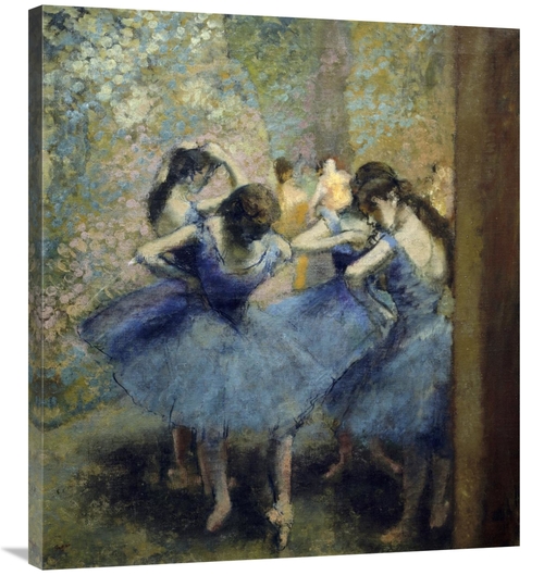 Global Gallery GCS-277308-36-142 36 in. Blue Dancers Art Print - Edgar