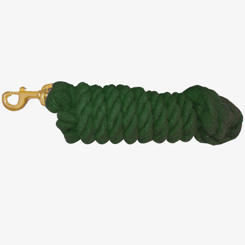 Intrepid International 556030 10 ft. Lead Rope Cotton with Brass Snap 