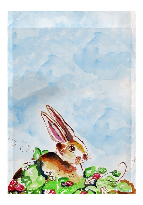 Betsy Drake FL815 Jack Rabbit R Flag - 12.5 x 18 in.