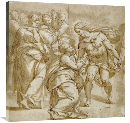 Global Gallery GCS-456813-3636-142 36 x 36 in. The Incredulity of Thom