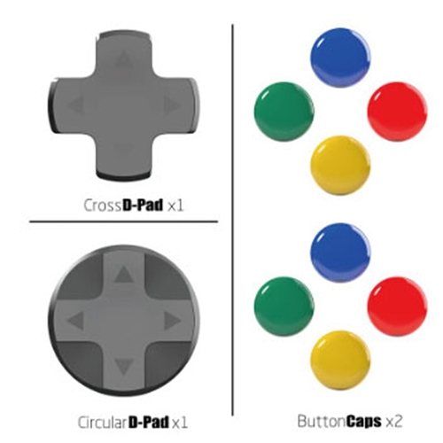 1set D Pad Button Cap Set Thumb Grip for NS Switch