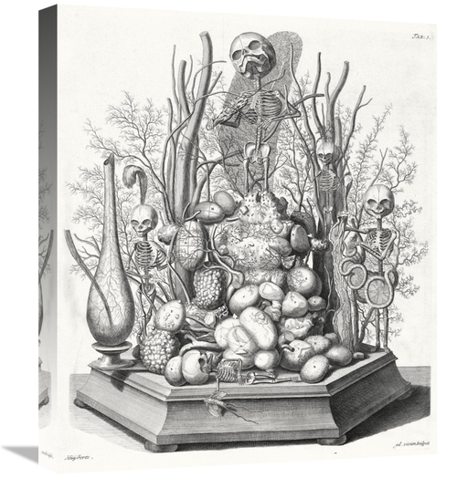 22 in. Ad. Vivim Sculpsit Art Print - Cornelis Huyberts