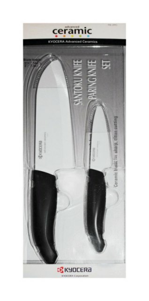 Kyocera FK-2PCCWH4ACE Ceramic Knife Set - 2 Piece