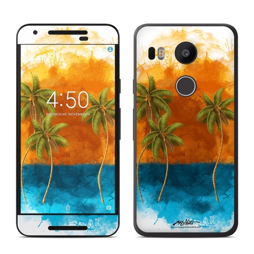 DecalGirl GN5X-PALMTRIO Google Nexus 5X Skin - Palm Trio
