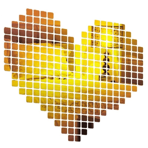 100/200/500/1000Pcs/Lot Square Acrylic Mirrored