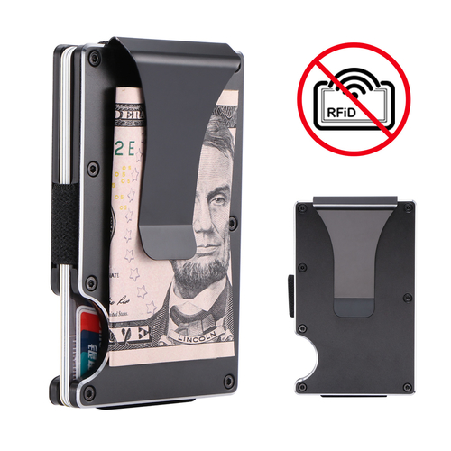 Metal Wallet Credit Card Holder RFID Card Package