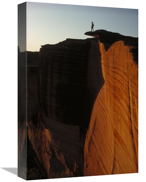 Global Gallery GCS-395907-1218-142 12 x 18 in. Person Standing Atop th