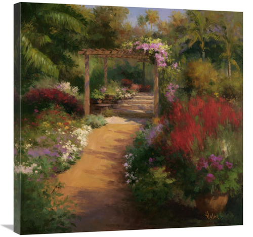 Global Gallery GCS-133369-3030-142 30 x 30 in. The Garden Art Print - 