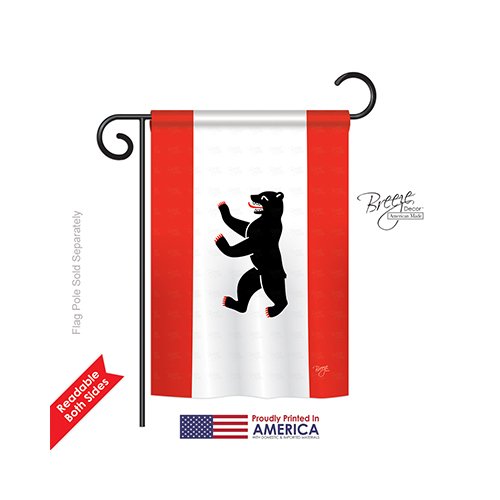 Breeze Decor 58232 Berlin 2-Sided Impression Garden Flag - 13 x 18.5 i