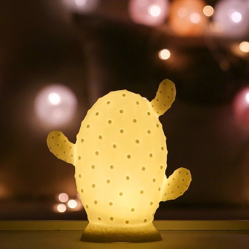 1 Piece Ceramic Cactus Lamp Christmas
