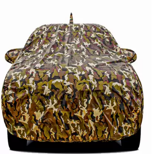 Car Cover For Renault Kwid ALL MODELES (With Mirror Pockets)  (Green)