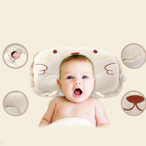 Newborn Toddler Infant Baby Anti Roll Sleep Pillow
